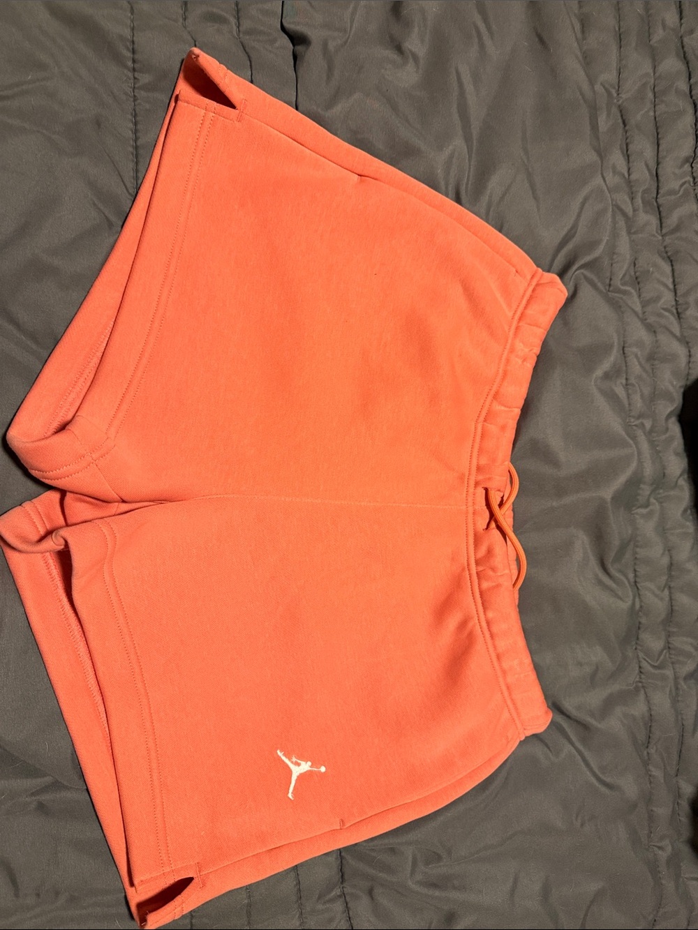Jordan Coral Athletic Shorts with White Jumpman